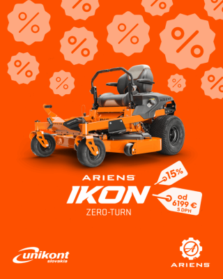 Uvádzacia akcia na zero-turn kosačky IKON 42 a 52