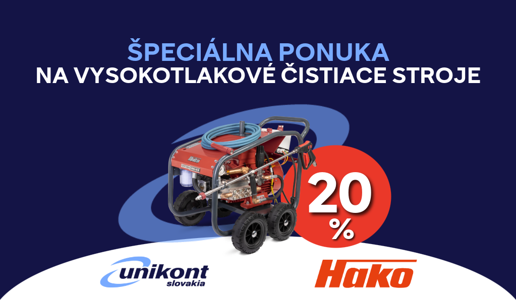 Špeciálna ponuka na vysokotlakové čistiace stroje