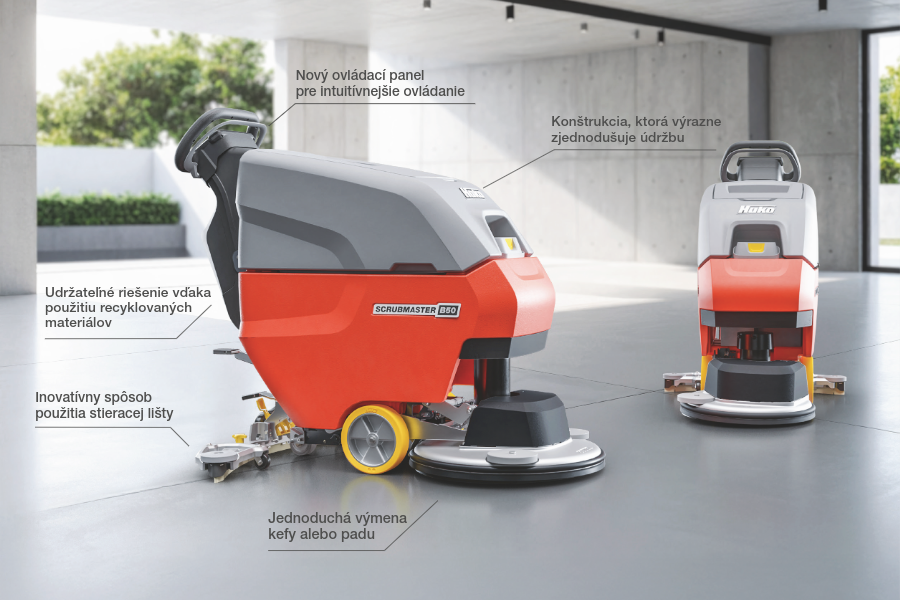 Hako Scrubmaster B35 A B50 Nové Produkty